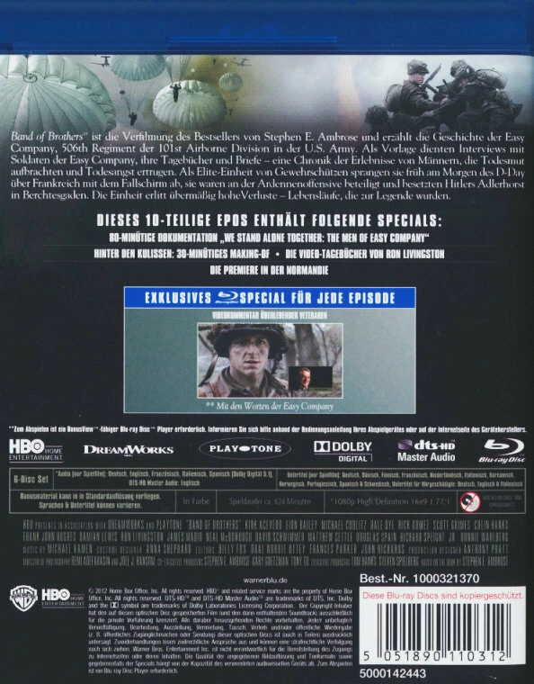 Tout neuf 👍 Band Of Brothers - (FSK 18) (6 Blu-rays) 🎁 2 Tout neuf 👍 Band Of Brothers - (FSK 18) (6 Blu-rays) 🎁 – Image 2