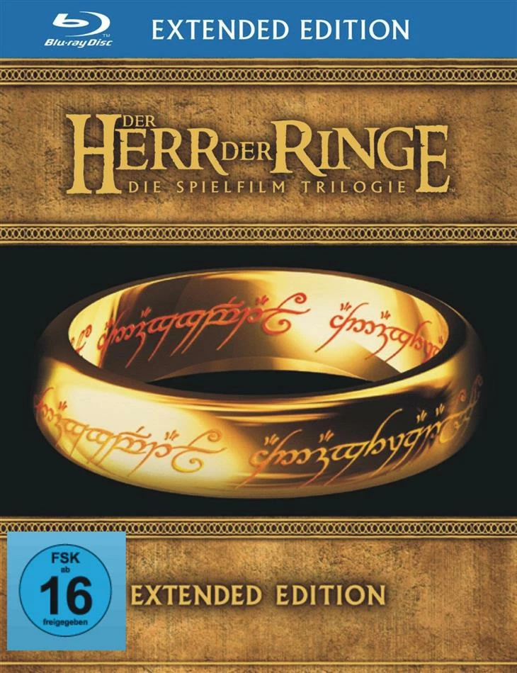 Tout neuf 💯 Der Herr Der Ringe - Trilogie (Extended Edition, 6 Blu-rays + 9 DVDs) 😍 1 Tout neuf 💯 Der Herr Der Ringe - Trilogie (Extended Edition, 6 Blu-rays + 9 DVDs) 😍