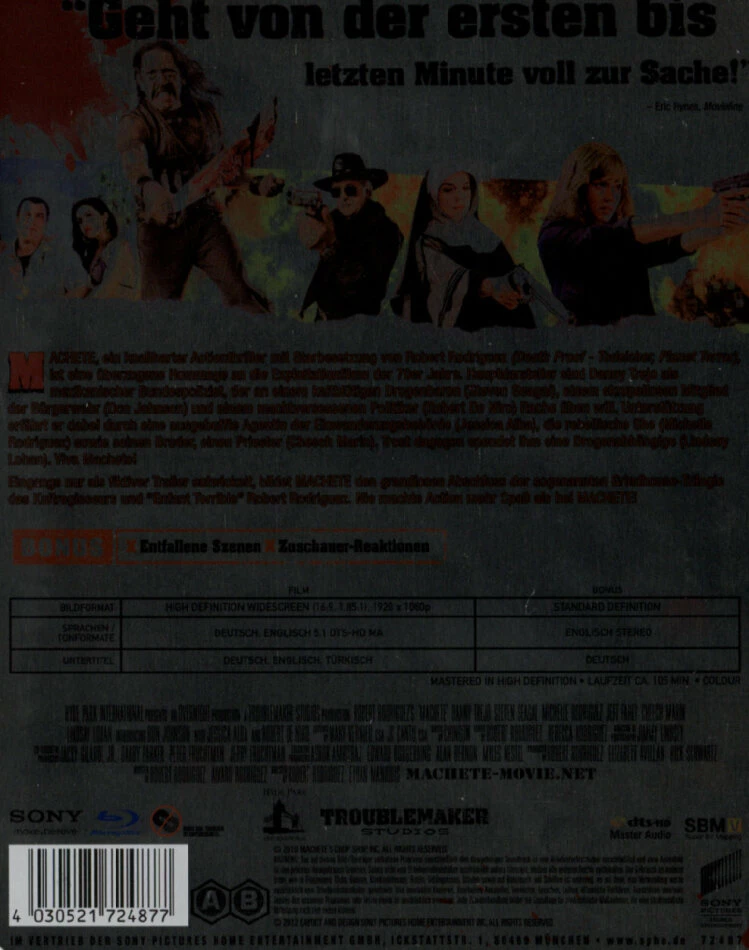 Tout neuf 🔥 Machete (2010) (Limited Edition, Steelbook) 🎉 2 Tout neuf 🔥 Machete (2010) (Limited Edition, Steelbook) 🎉 – Image 2