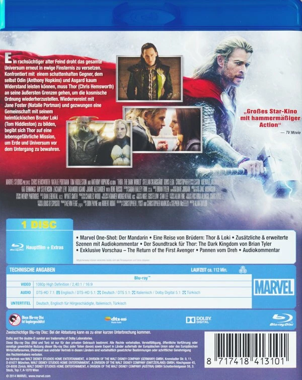 Coupon 😀 Thor 2 - The Dark Kingdom (2013) 🎉 3 Coupon 😀 Thor 2 - The Dark Kingdom (2013) 🎉 – Image 3