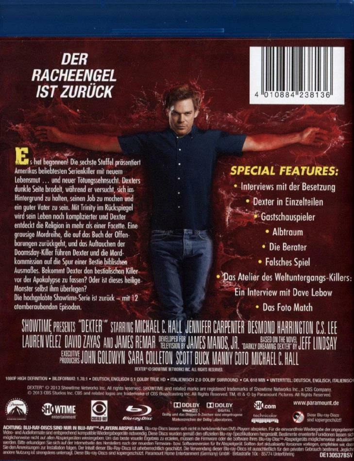 Meilleur prix 🌟 Dexter - Staffel 6 (4 Blu-rays) ✨ 2 Meilleur prix 🌟 Dexter - Staffel 6 (4 Blu-rays) ✨ – Image 2