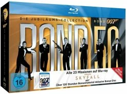 Meilleure vente 💯 James Bond Collection - Jubil&auml;umscollection 2013 Inkl. Skyfall (24 Blu-rays) 🥰
