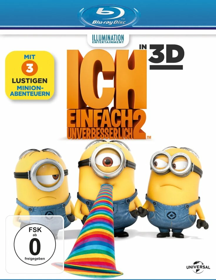 Offres 👏 Ich - Einfach Unverbesserlich 2 (2013) (Blu-ray 3D + Blu-ray) ✔️ 1 Offres 👏 Ich - Einfach Unverbesserlich 2 (2013) (Blu-ray 3D + Blu-ray) ✔️