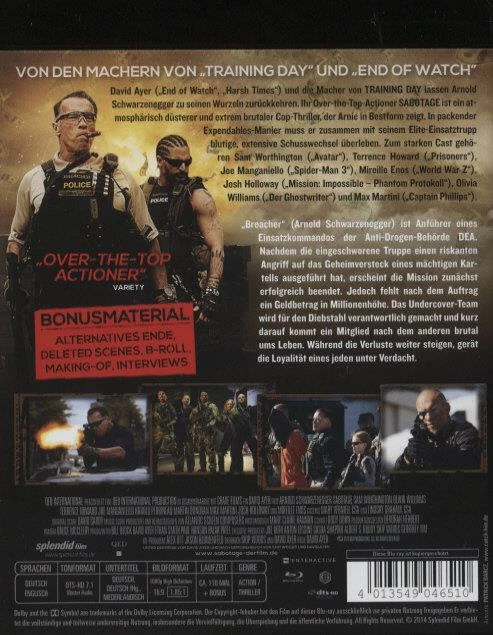 De gros 😀 Sabotage - (Uncut - FSK 18) (2014) 🤩 2 De gros 😀 Sabotage - (Uncut - FSK 18) (2014) 🤩 – Image 2