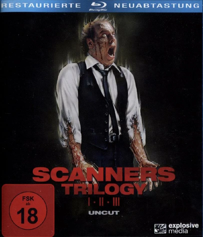 Remise 🛒 Scanners Trilogy (Uncut, 3 Blu-rays) ✨ 1 Remise 🛒 Scanners Trilogy (Uncut, 3 Blu-rays) ✨