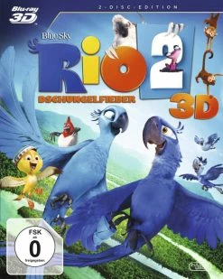 Meilleur prix 👍 Rio 2 - Dschungelfieber (2014) (Blu-ray 3D + Blu-ray) 😀