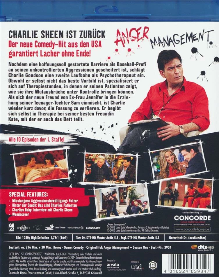 Meilleur prix 🌟 Anger Management - Staffel 1 🥰 2 Meilleur prix 🌟 Anger Management - Staffel 1 🥰 – Image 2