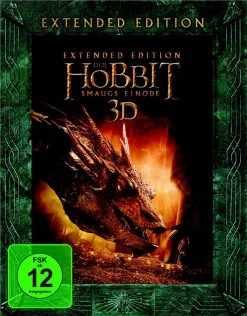 Sortie 🌟 Der Hobbit 2 - Smaugs Einöde (2013) (Extended Edition, 5 Blu-ray 3D (+2D)) 😍