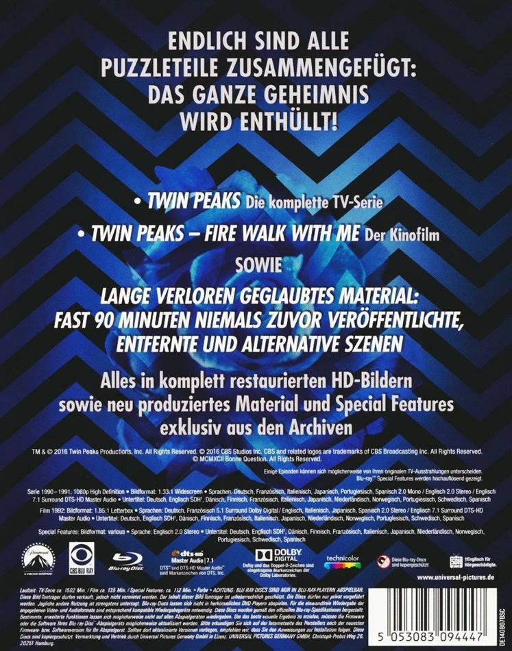 Acheter 😉 Twin Peaks - The Entire Mystery - Die Komplette Serie (10 Blu-rays) ⭐ 2 Acheter 😉 Twin Peaks - The Entire Mystery - Die Komplette Serie (10 Blu-rays) ⭐ – Image 2