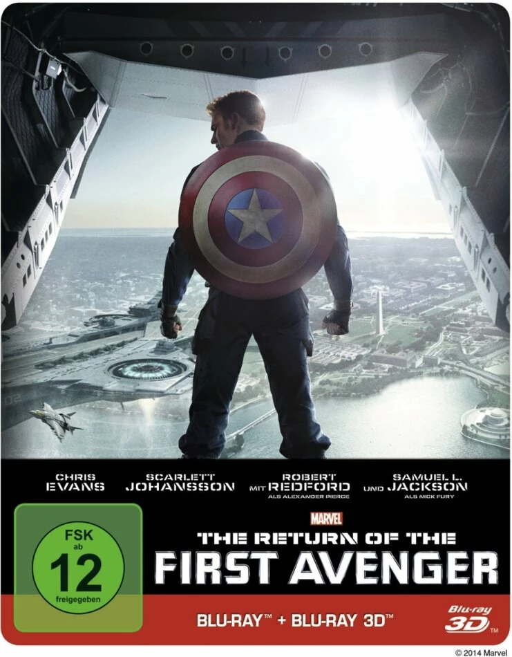 Top 10 👏 Captain America 2 - The Return Of The First Avenger (2014) (Steelbook) 🔔 1 Top 10 👏 Captain America 2 - The Return Of The First Avenger (2014) (Steelbook) 🔔