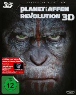 Vente flash 🎁 Planet Der Affen: Revolution (2014) (Collector's Edition, Blu-ray 3D + Blu-ray) 🥰