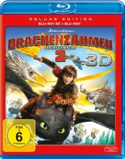 Promo 🌟 Drachenzähmen Leicht Gemacht 2 (2014) (Deluxe Edition, Blu-ray 3D + Blu-ray) 🧨