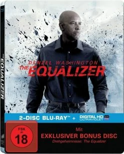 Vente flash ⭐ The Equalizer (2014) (Steelbook, 2 Blu-rays) ✔️