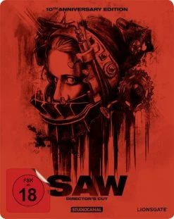 Remise 👍 Saw (2004) (10th Anniversary Edition, Director's Cut, Steelbook) 😍